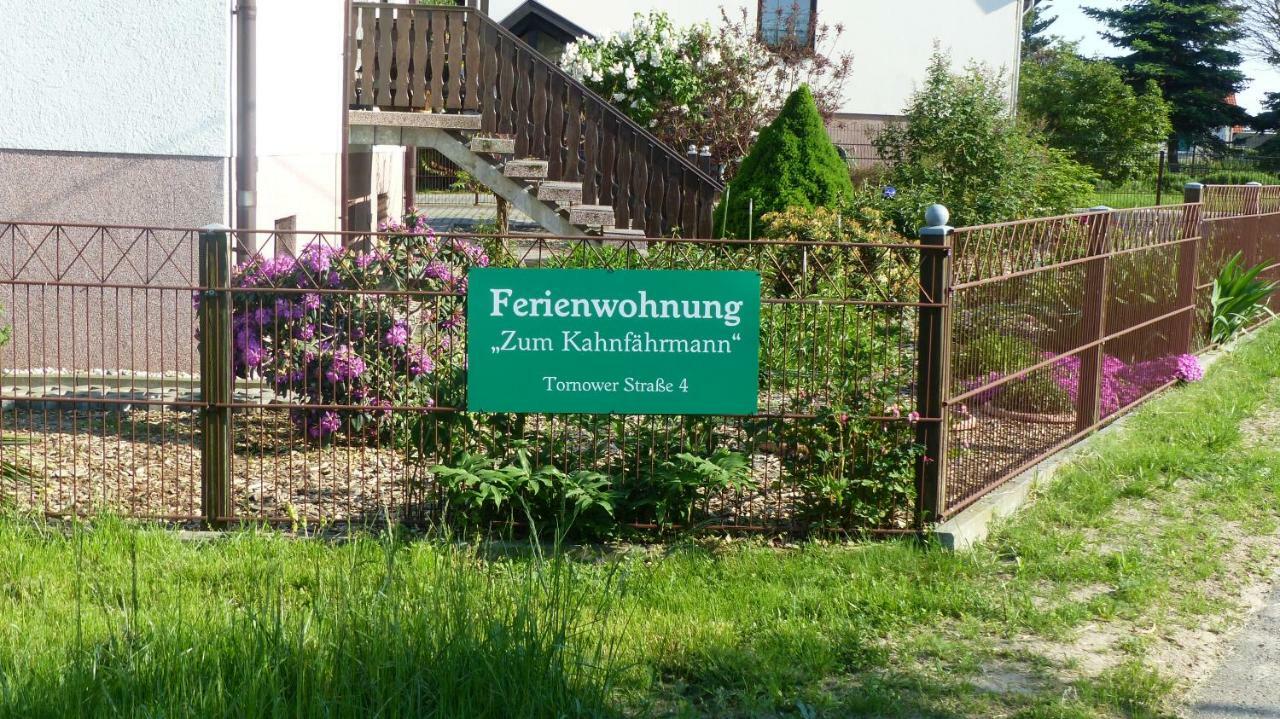 Ferienwohnung Zum Kahnfahrmann Люббенау Экстерьер фото